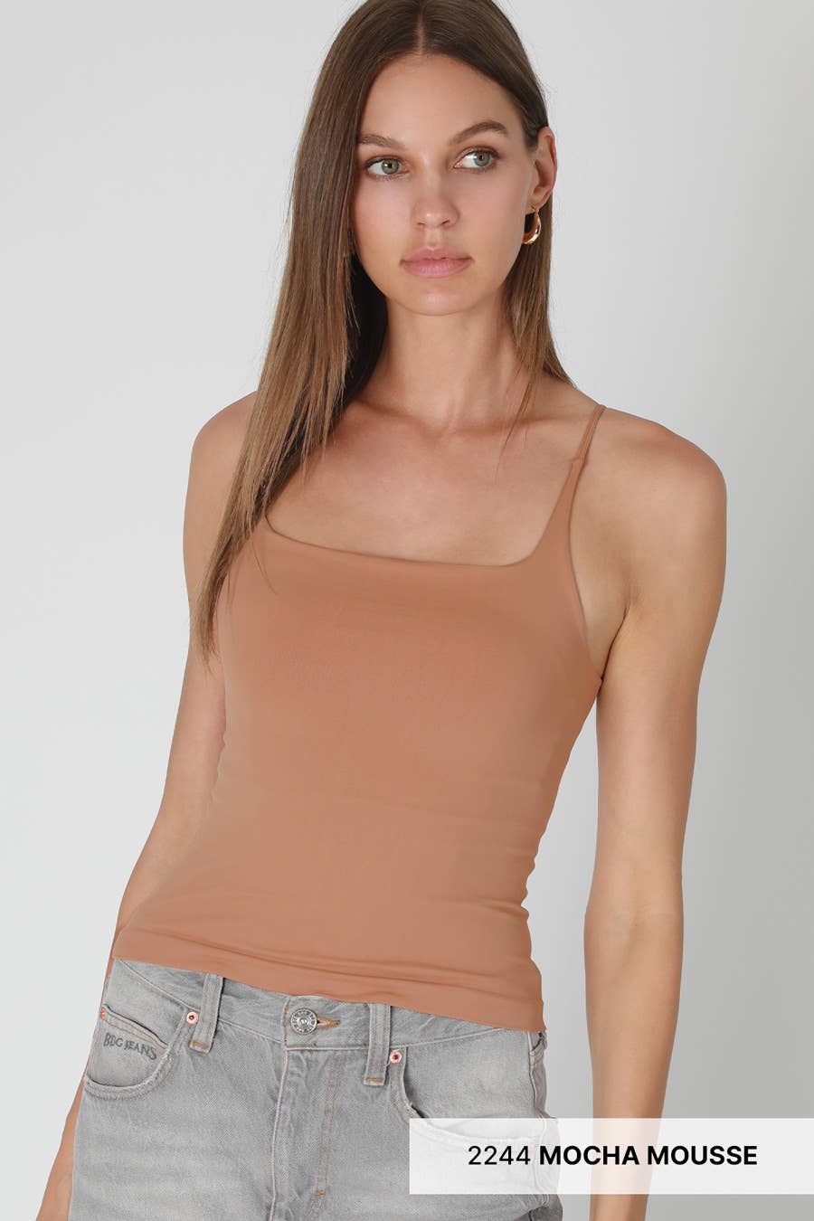 NIKIBIKI - Wholesale Camisole - Women's - NS8372- Clean Line Square Cami0