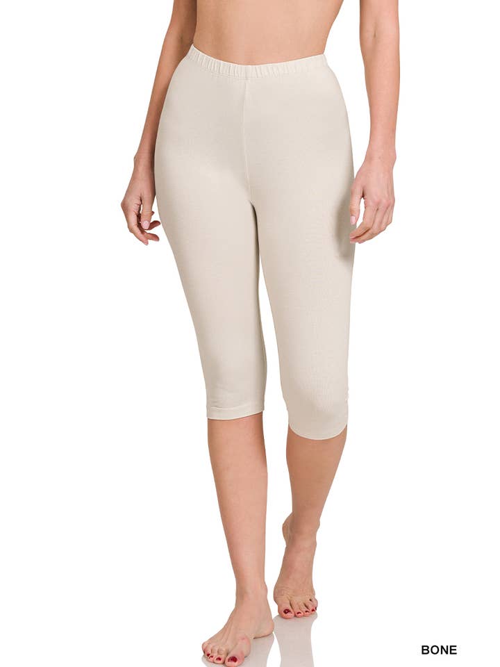 42POPS - Wholesale Fashion Leggings - Women's - "....Premium Cotton Capri Leggings