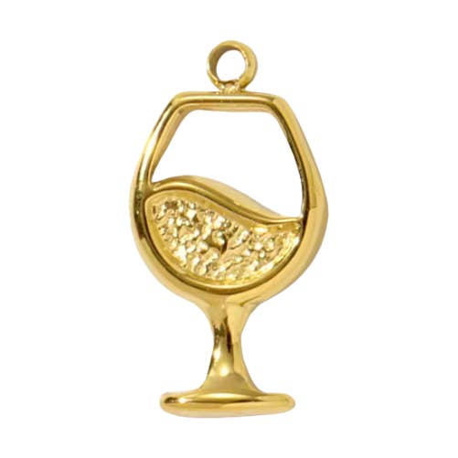 Wine glass gold for wholesale by Coco Luna Collection