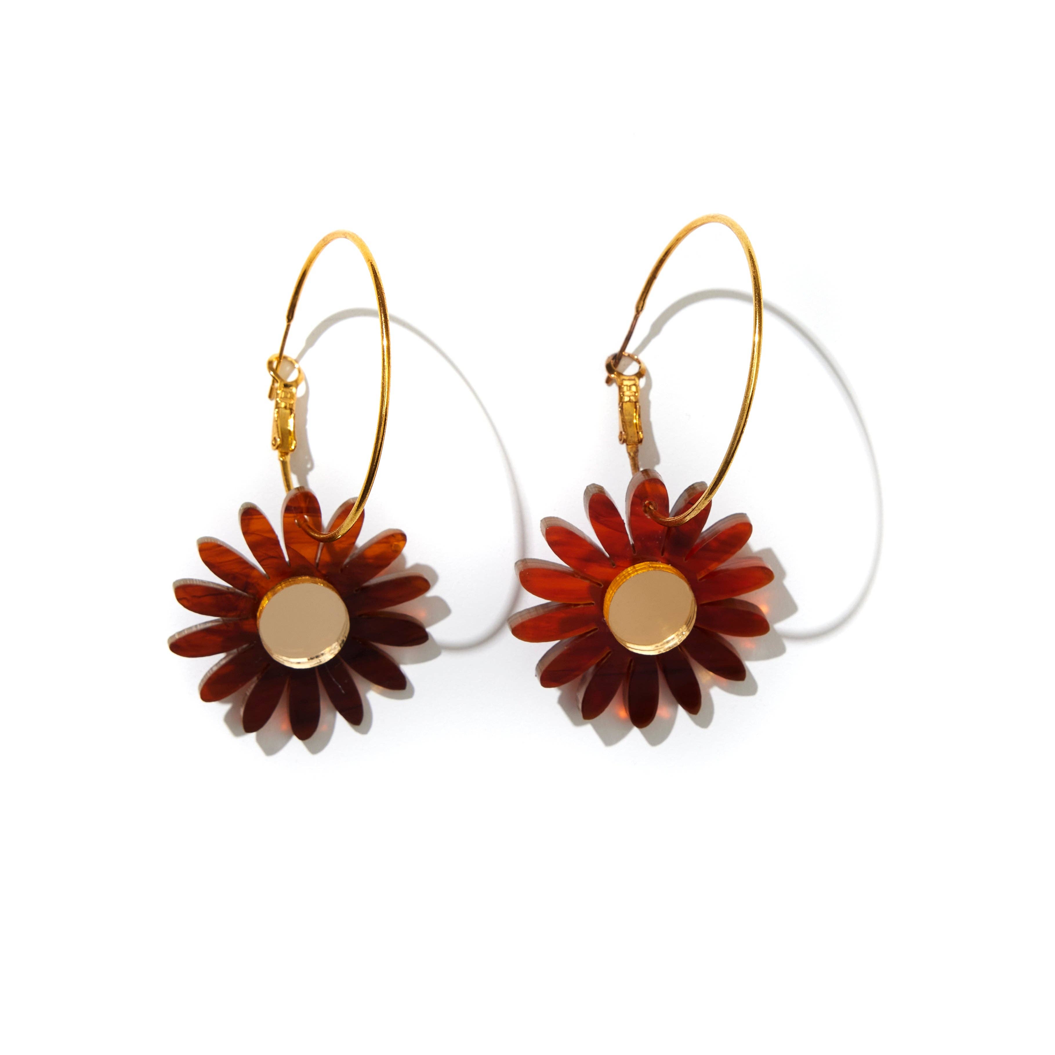Emeldo - Wholesale Hoop Earrings - Daisy Hoops // Select Daisy Colour + Hoop11