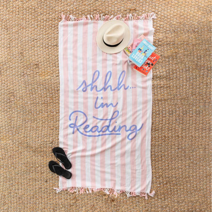 Jollity & Co. + Daydream Society - Wholesale Beach Towel - Book Club Beach Towel
