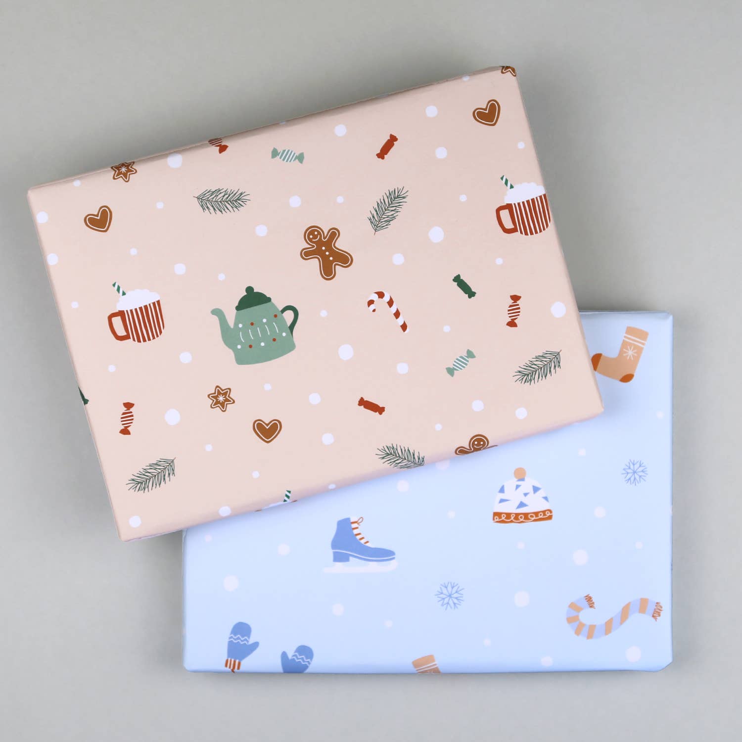 Kunst an Papier - Wholesale Flat Wrap - Olaf gingerbread wrapping paper4