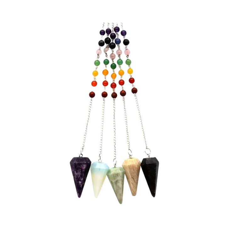 Pendule - Chakra avec Perles pour la vente par Earths Elements Wholesale