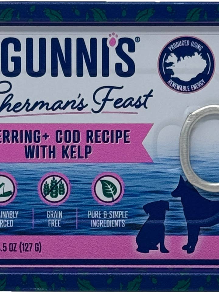 HERRING & COD RECIPE W/ KELP FOOD TOPPER FOR DOGS for wholesale by Gunni's Pet