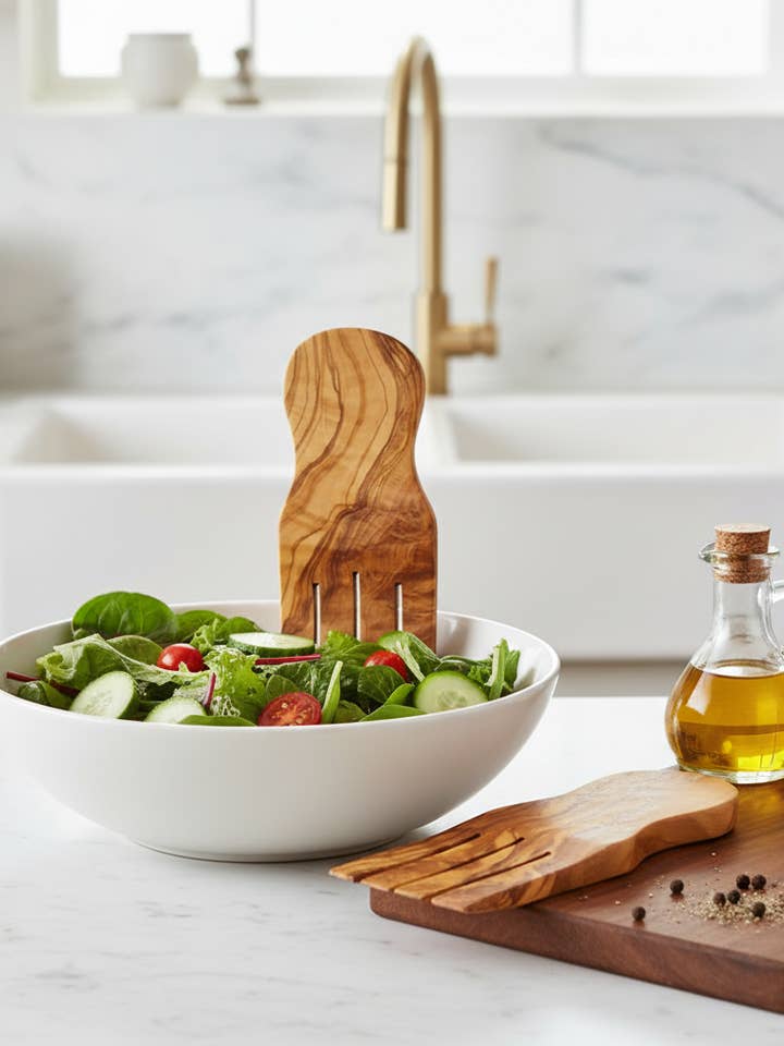 Olive Wood Serving Hands for wholesale by Handcrafted Olivewood