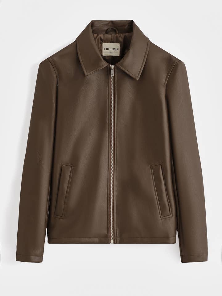 HP11I05-9 Vest i konstläder basic för wholesale av Frilivin