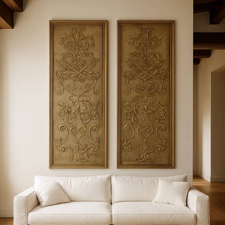 Peninsula Home Collection – Großhandel Wandplakette – Wandplakette Yute, 2er-Set1