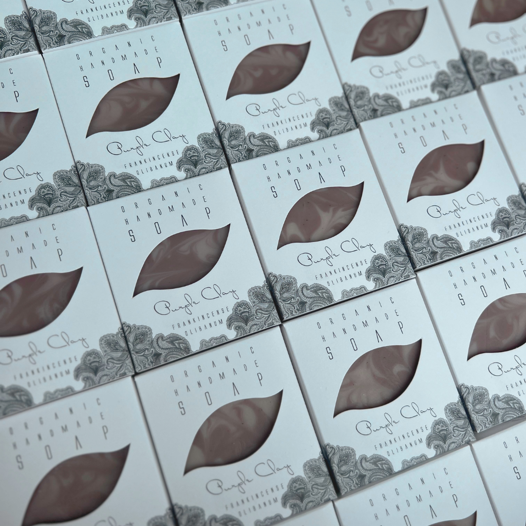 KaliFlower Organics - Wholesale Bar Soap - Organic Handmade Soap - Purple Clay with Frankincense5