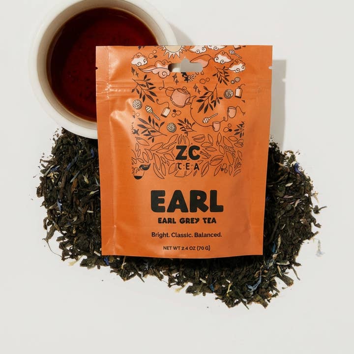 Earl - Earl Grey Loose Leaf Tea Retail Bag 2.4oz (70g) for wholesale by ZC Tea