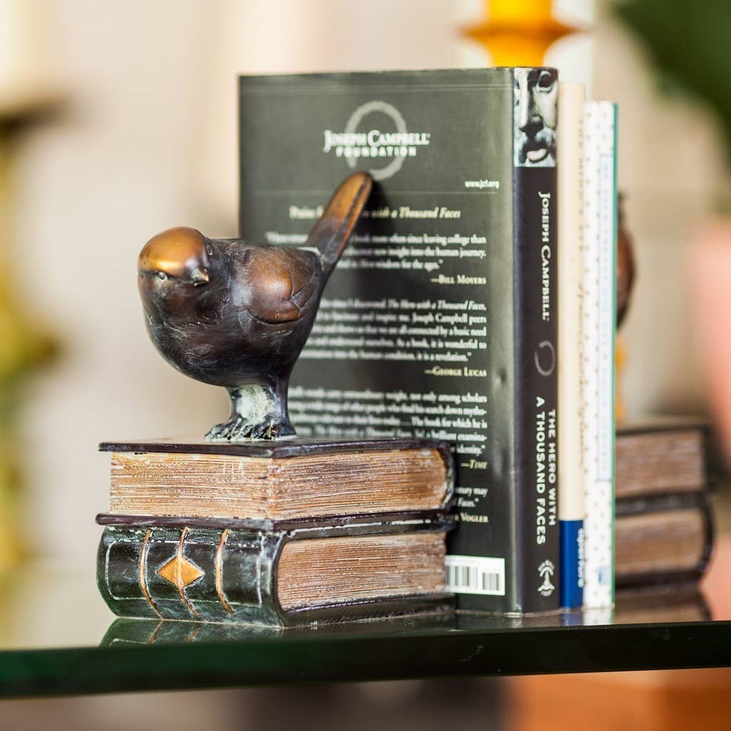 Danya B - Wholesale Bookend - Birds on Books Bookend Set1
