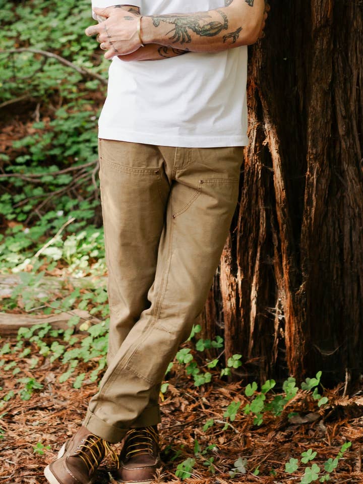 Draftsman Pant Salt-Washed Tobacco for wholesale by VNTNA