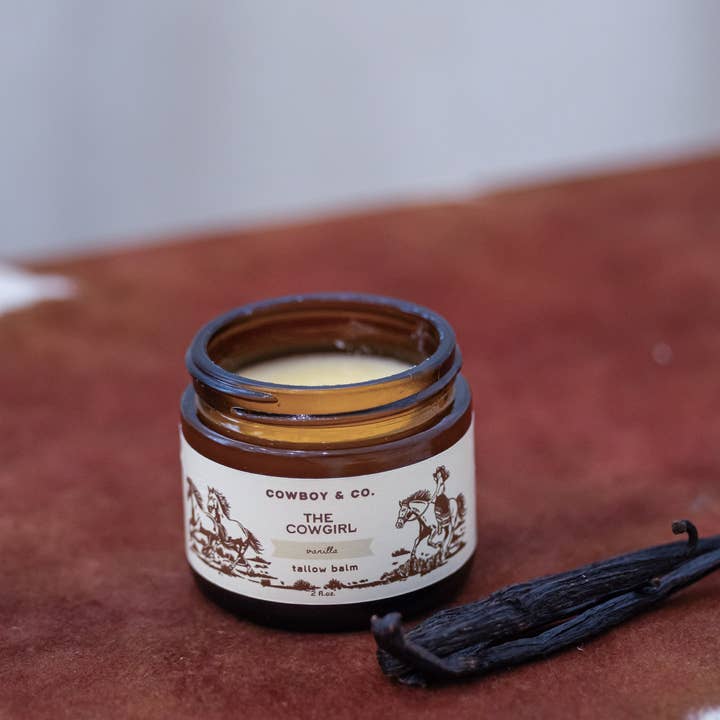 Cowboy & Co. - Wholesale Facial Moisturizer - Vanilla Infused Tallow Balm Moisturizer | Organic 12