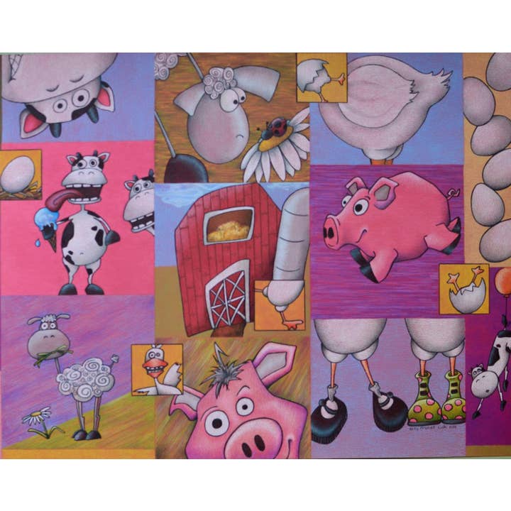 Down On The Farm - 300 Piece for wholesale by GoodWay Puzzles