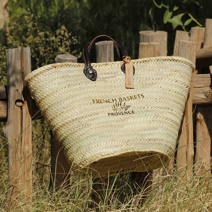 French Baskets - Vendita all'ingrosso Cinghia per borsa - Unisex - Borsa in paglia con logo French Baskets Provence stampato a caldo0
