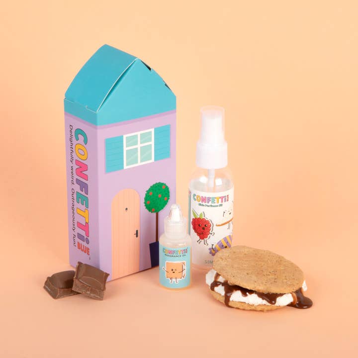 Confetti Blue - Wholesale DIY Craft Kit - Kids - Smores Mini Perfume Making Kit