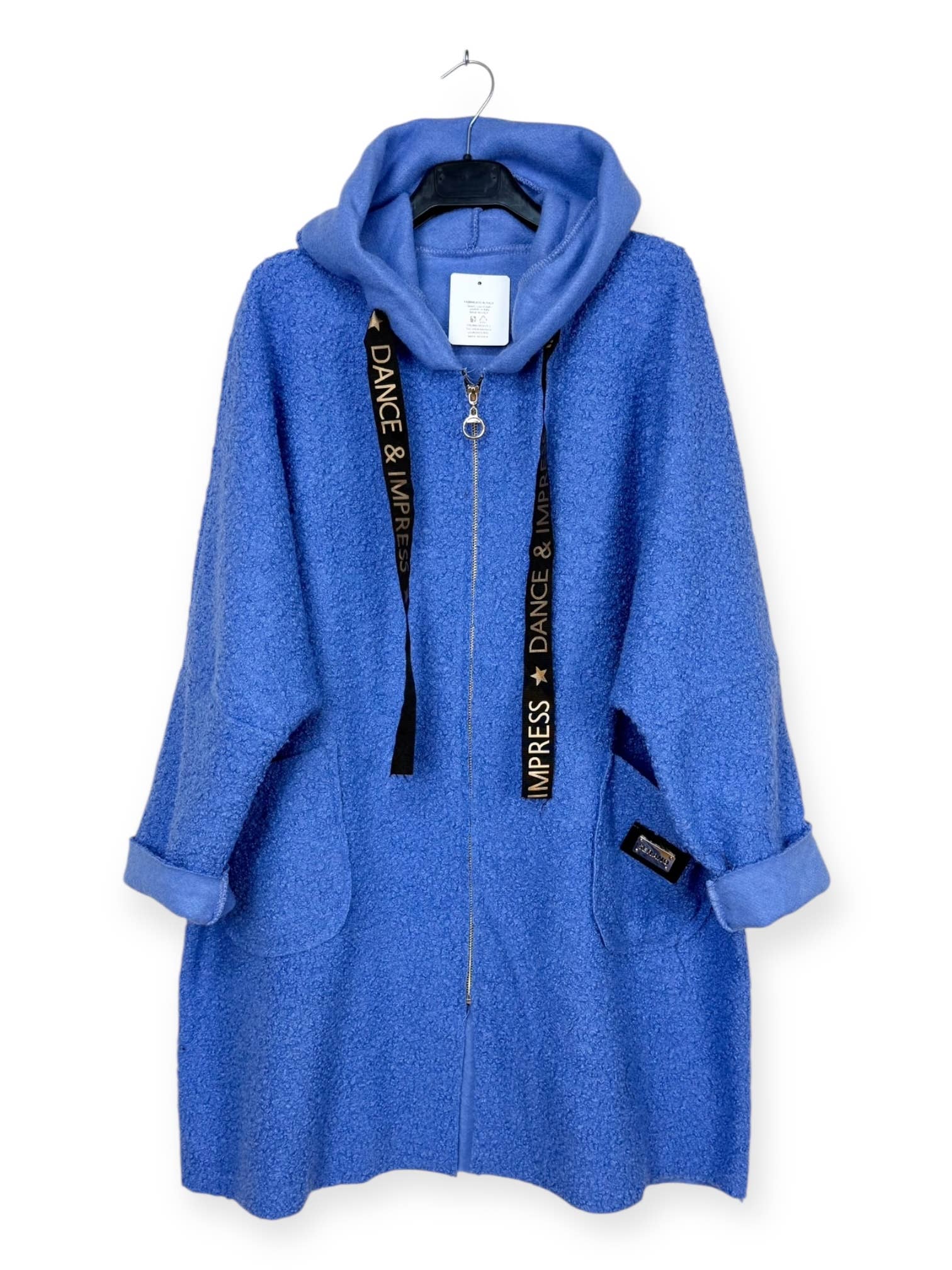 Lucky Nana – Engroshandel Frakke - Dame – AH 21278 - Frakke i Bouclé-stof22