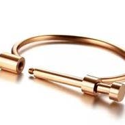 Modern Opus - Wholesale Cuff Bracelet - Screw Steel BR200281