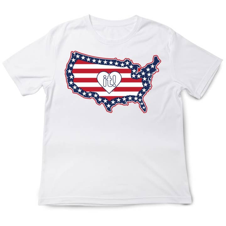 Heartland USA Love It!™ T-Shirt – America Love It™ for wholesale by Time to Apparel Co.