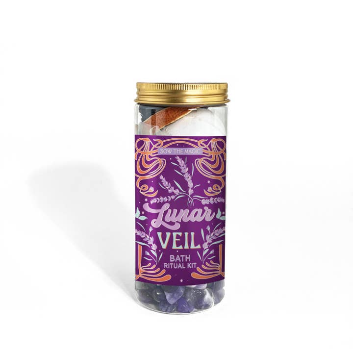 Lunar Veil Bath Ritual Kit with Amethyst for wholesale by Sow the Magic