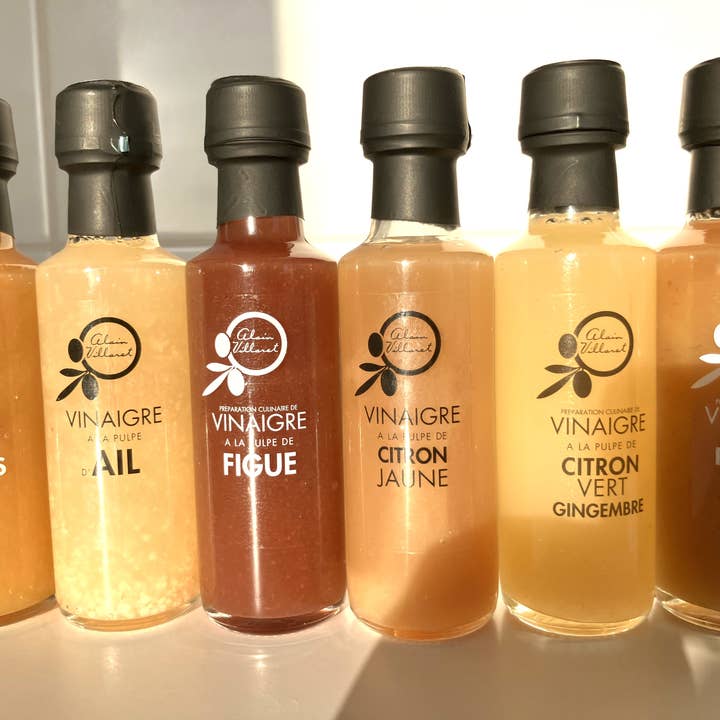 Winter pack of 6 vinegars in 100 or 500 ml for wholesale by EI ALAIN VILLARET