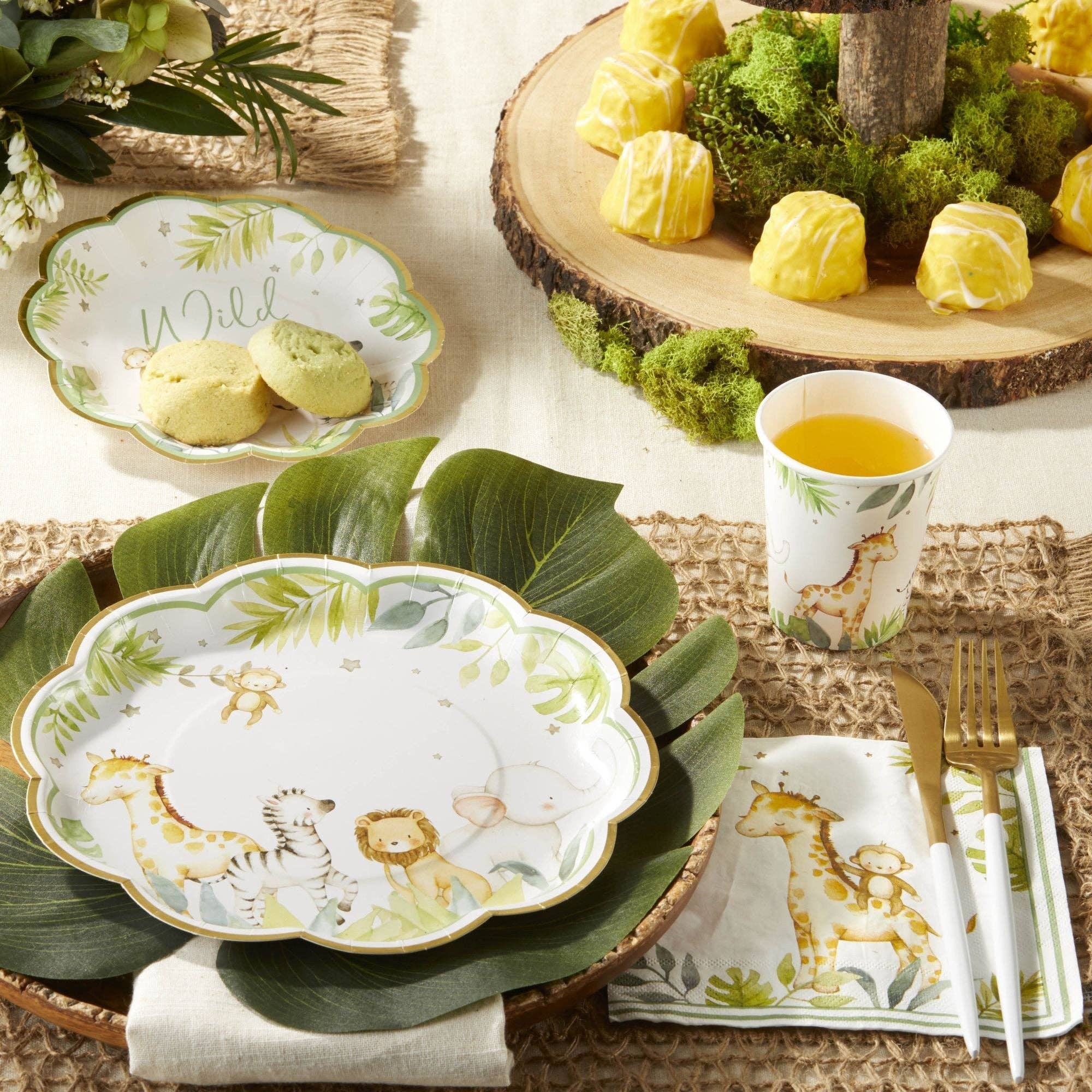 Kate Aspen - Wholesale Disposable Cup - Safari Baby 7 oz. Paper Cups (Set of 16)2