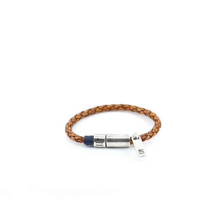 Men's Bracelet | Linea - vintage leather honey for wholesale by Être - Bracelets & Accessories