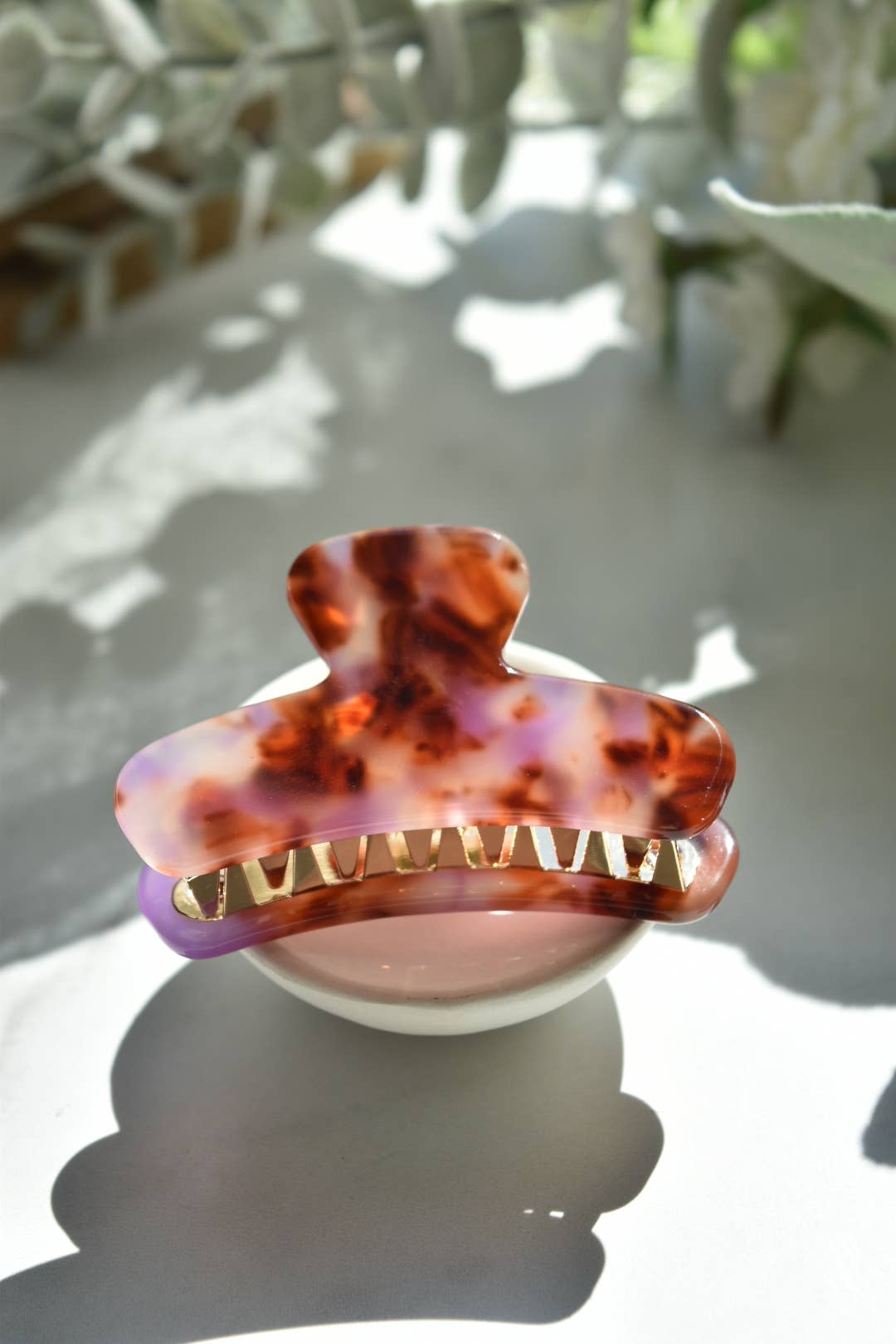 Fenna&Fei – wholesale Hair clip – Women’s – Mini French Claw in 2024 Fall Collection Mini French Claw in Everyday Collection | Tortoise Shell Acetate Claw1