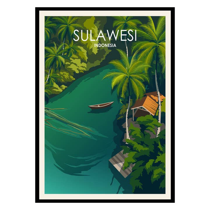 Sulawesi Indonesia Poster for wholesale by Places of Art