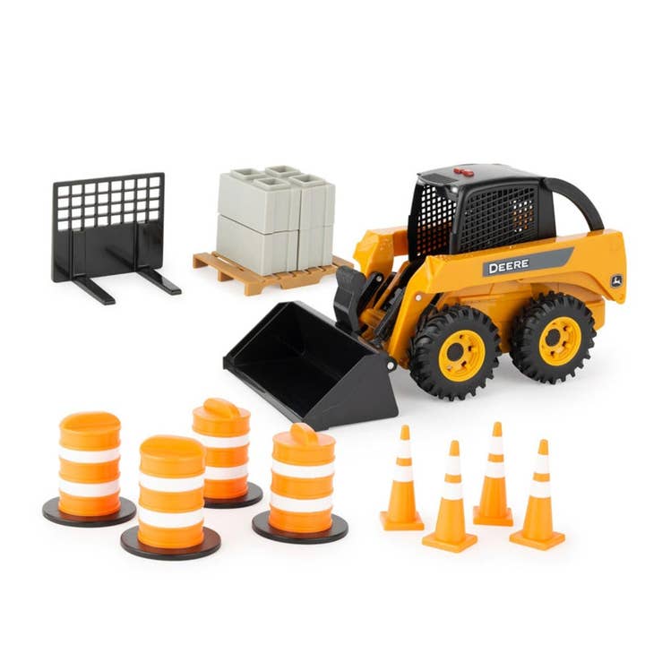 Everyday Supply Co - Wholesale Toy Set - Kids - TOMY Big Farm John Deere Skid Steer Set, 11 pc