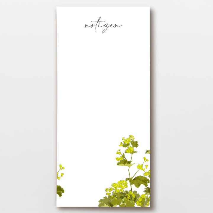 Wildblumen Atelier - Wholesale Notepad - Notepad assortment with 15 pads DIN long 50 sheets, PEFC2