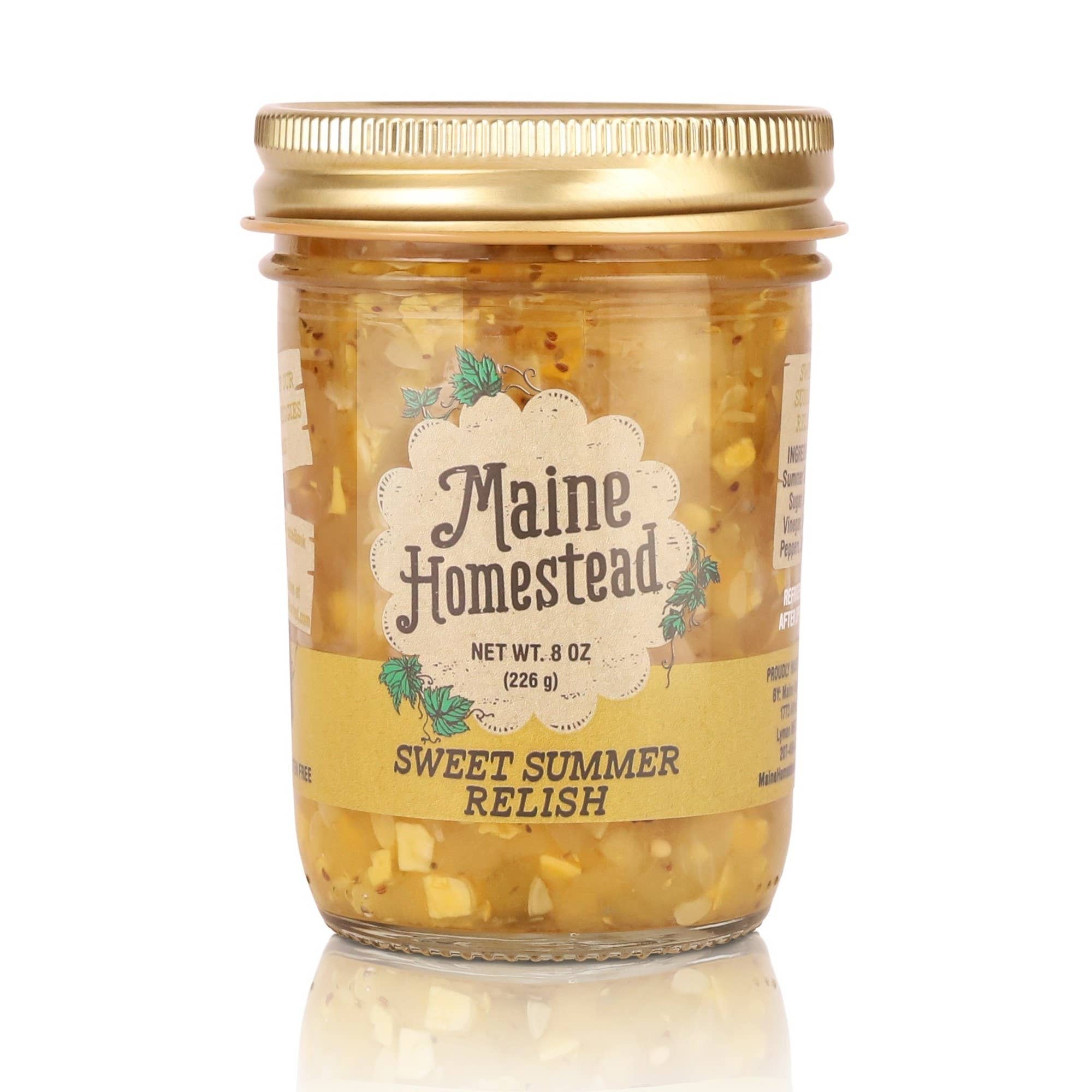 Maine Homestead Inc - Wholesale Relish - Sweet Summer Relish0