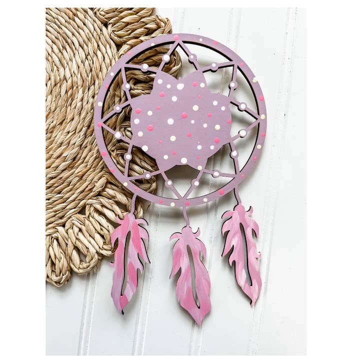 Country Roads Rustic Decor - Wholesale DIY Craft Kit - Dreamcatcher (Unfinished DIY Wall Hanging Kit) 0