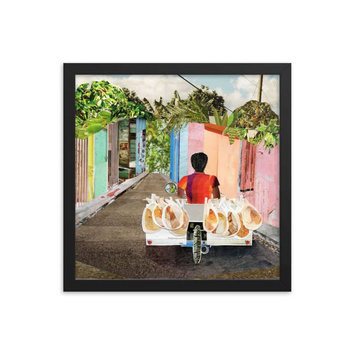 more the merrlier - Wholesale Art Print - Dominican Republic Framed Collage Art Print6