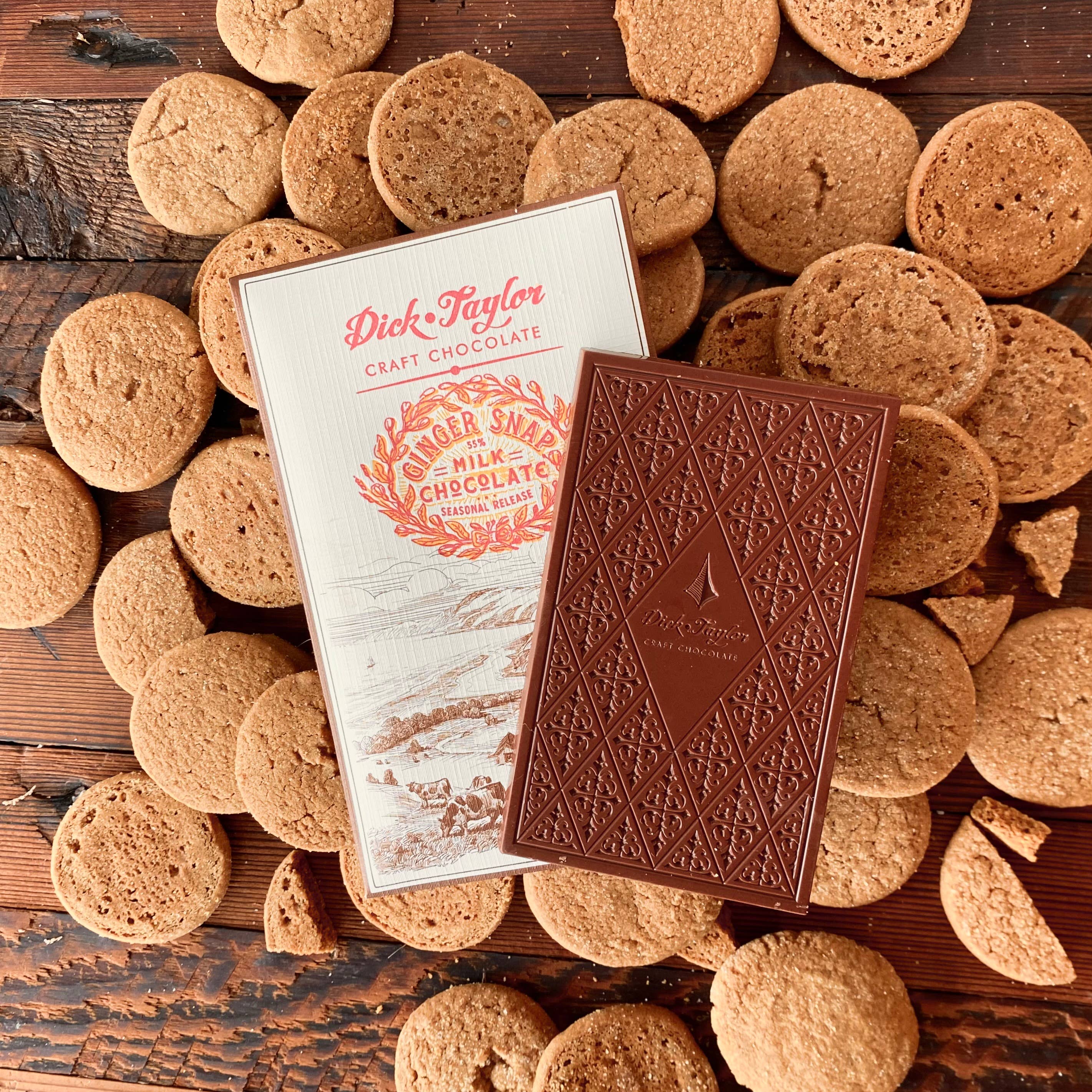 Dick Taylor Craft Chocolate - Wholesale Chocolate Bar - Ginger Snap Milk Chocolate 3