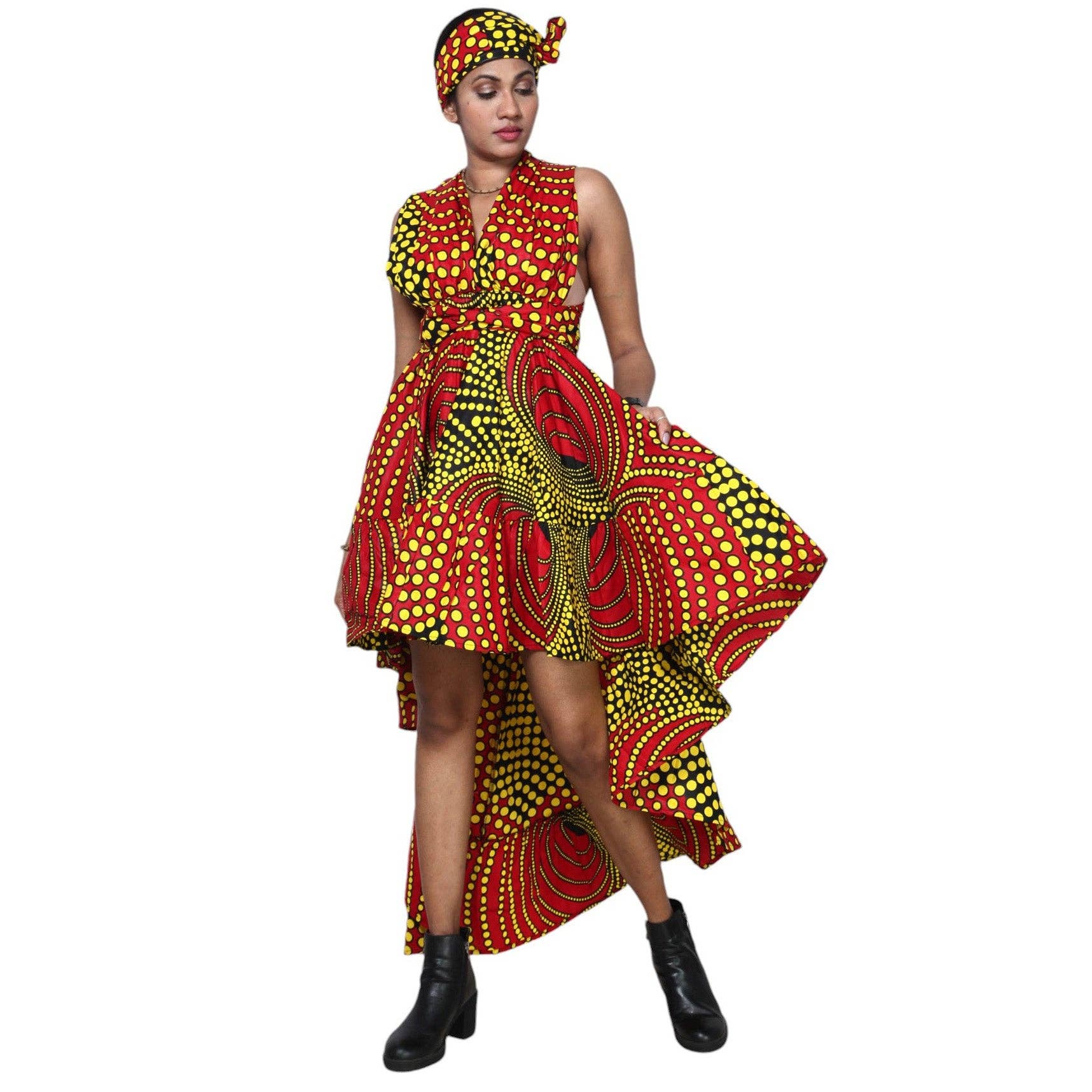 African Stars - Wholesale Dress - Women's - Women's Skirt/Dress Multi Wear Style -- FI-313641