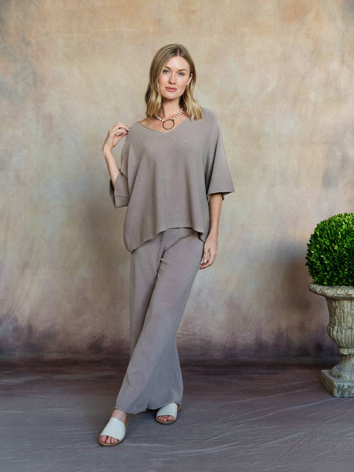 CobbleStone Living - Wholesale Tops Set - Women's - Coletta Short Sleeve Sweater0