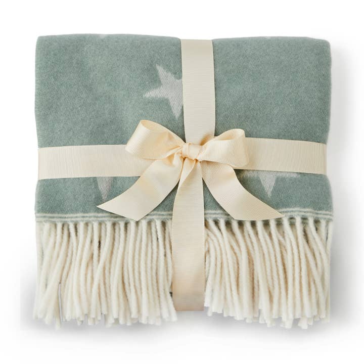 Manta Estrella para Bebé de Lana Merino para venta al por mayor de Tweedmill Textiles