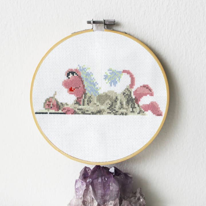 Fraggle Rock: Mokey Fraggle Counted Cross Stitch Kit for wholesale by Spot Colors