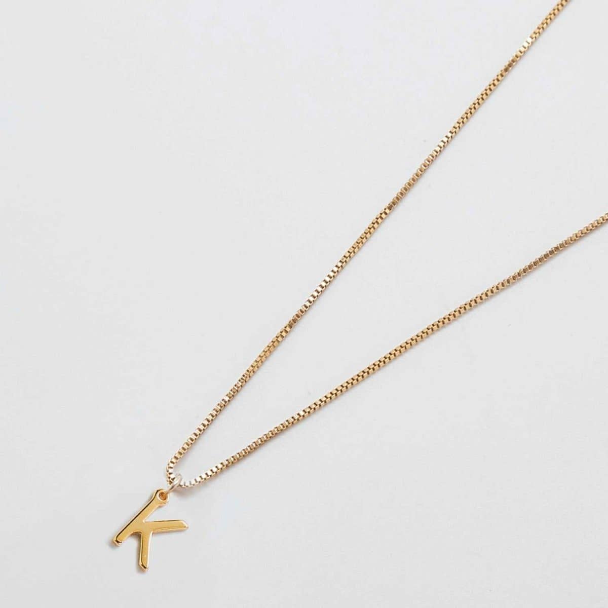 Admiral Row Jewelry - Wholesale Pendant/Charm Necklace - 14k Gold Filled Dainty Initial Charm Necklace - Gift Jewelry11