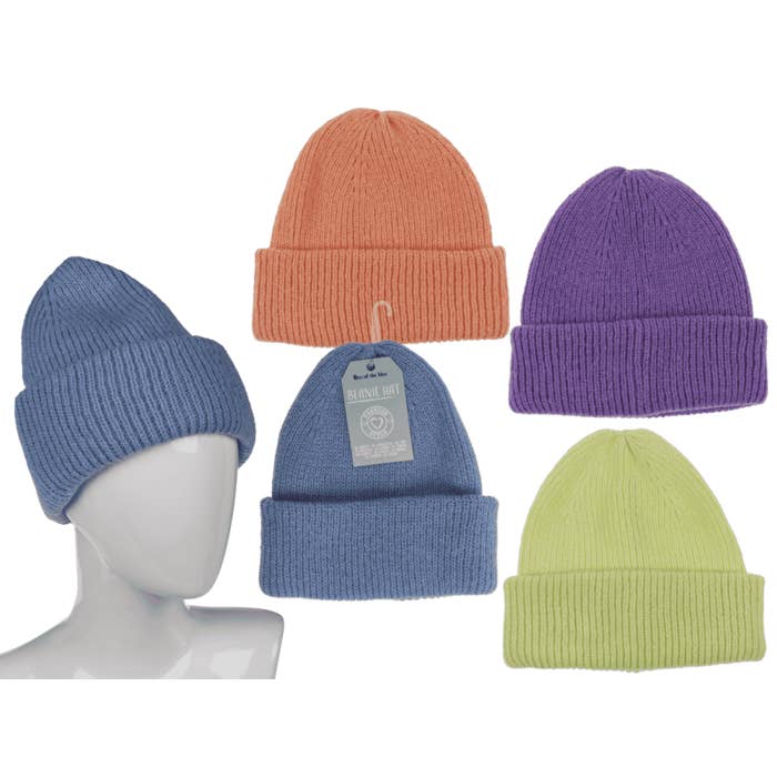 Vinterhat, Beanie, Farverig, for engroshandel hos Out of the blue KG