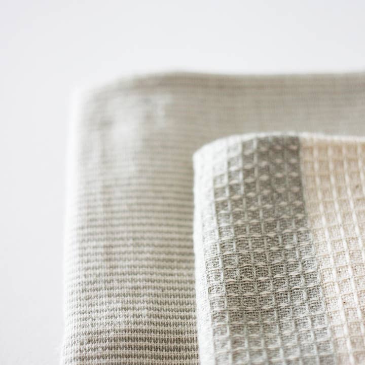 Raine & Humble - Wholesale Tea Towel - Striped Tea Towel set of 2 Sage Green