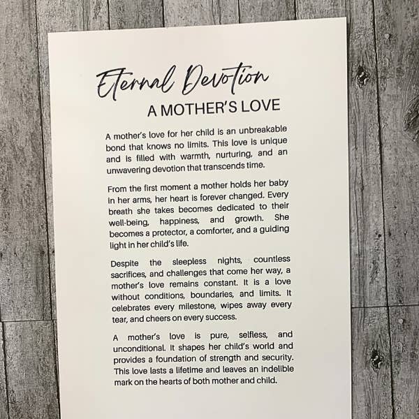 Plums & Roses - Wholesale Ornament - A Mother's Love Ornament1