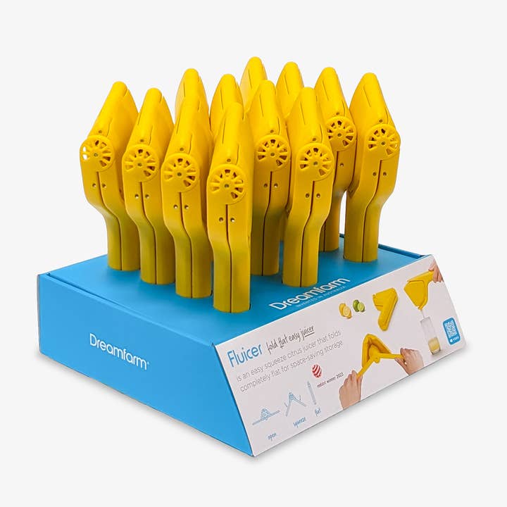 Fluicer Lemon - Fold Flat Easy Juicer - CDU for wholesale by Dreamfarm