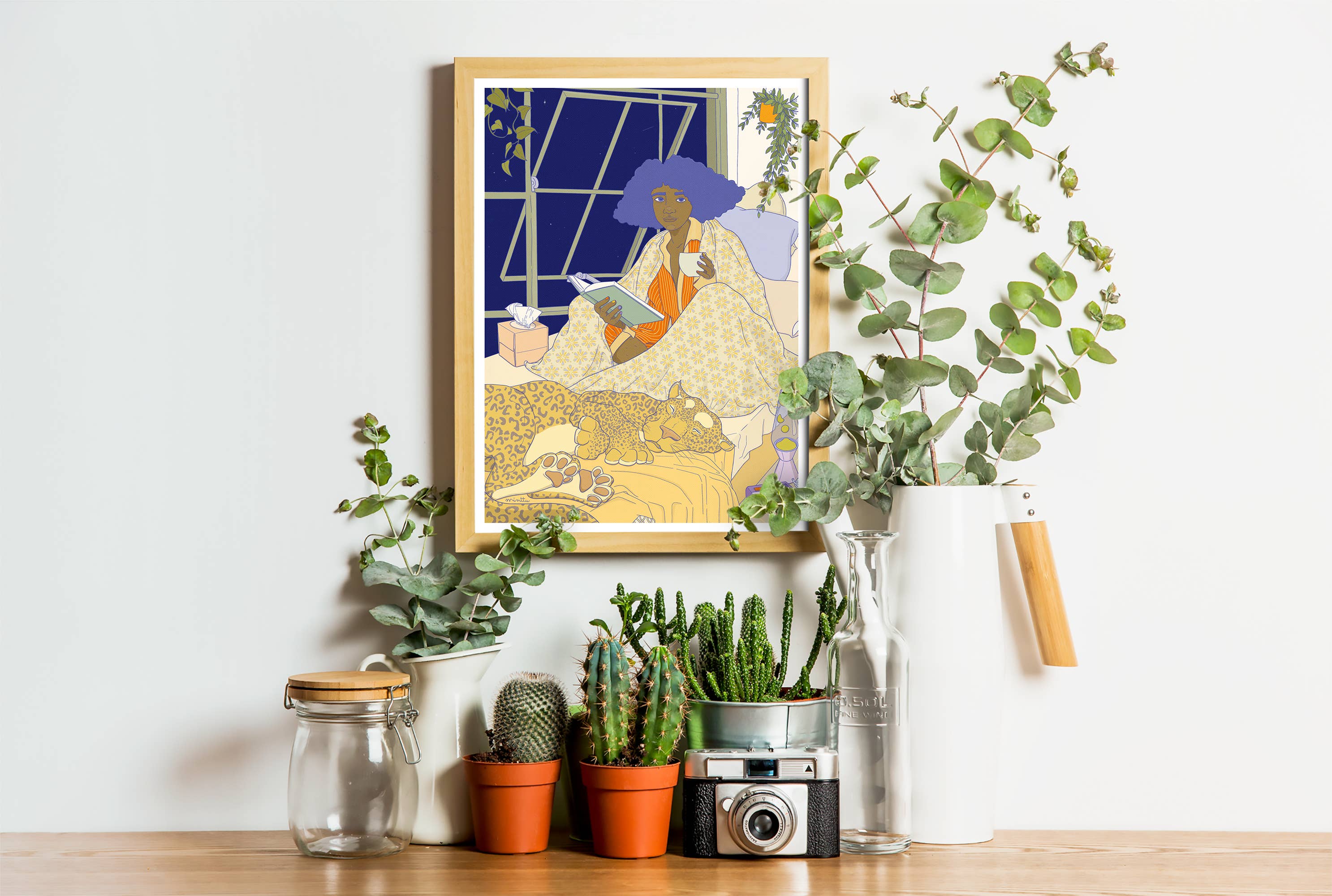 minttu illustrations - Wholesale Art Print - Art print "Cozy days"1