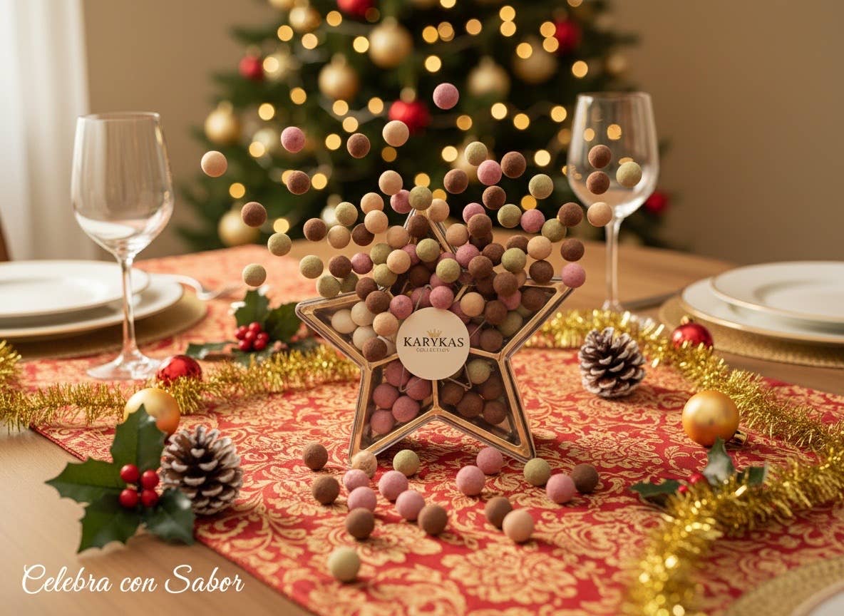 Bombones Valcorchero - Venta al por mayor Caja de bombones - KARYKAS CHRITSMAS ESTRELLA2