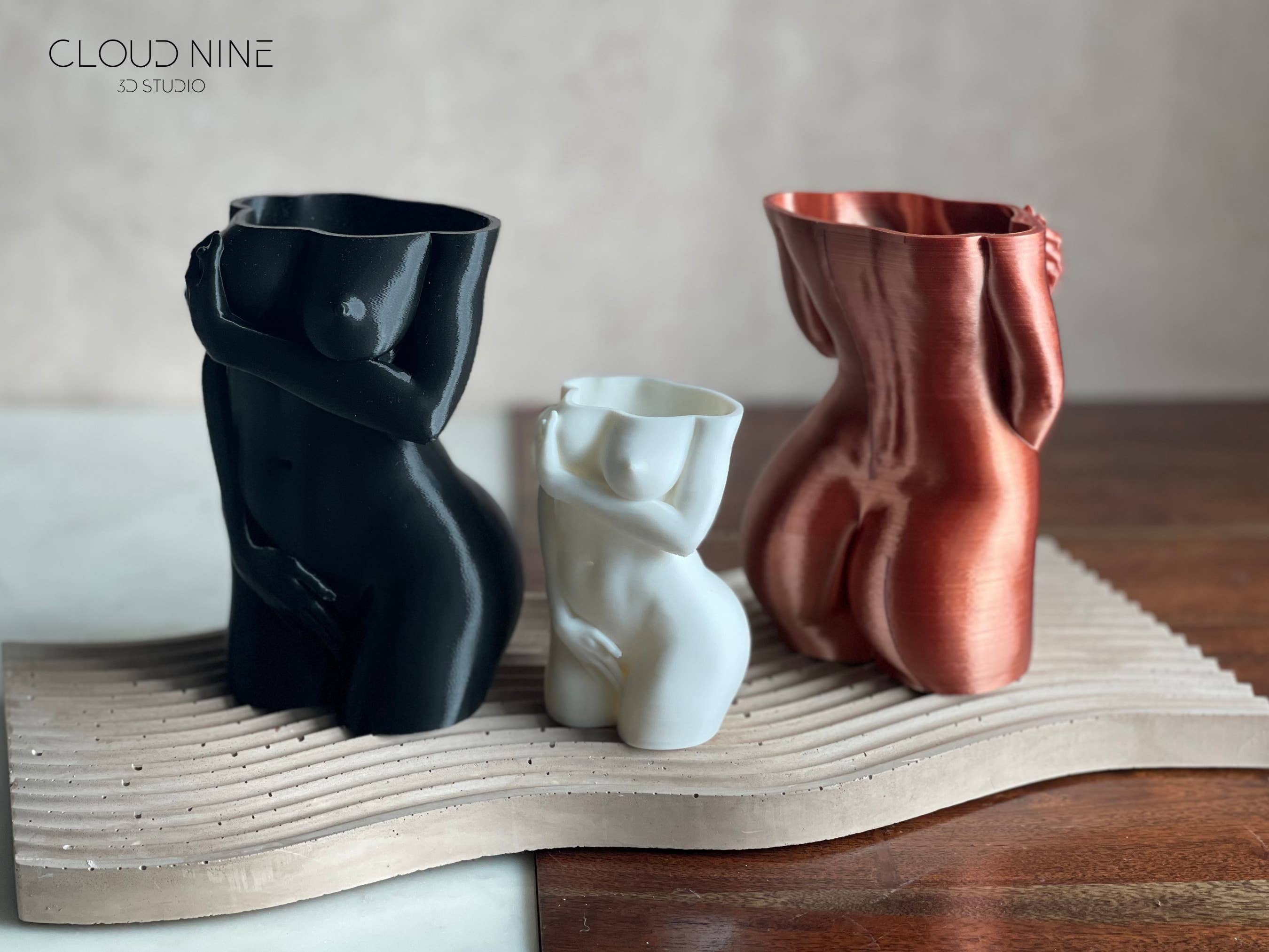 Cloud Nine 3d Studio - Wholesale Plant Pot - Naked Woman Planter, Nude Woman Planter3