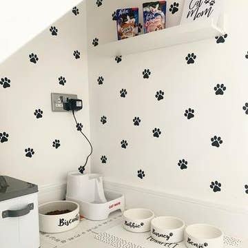 WinsterCreations™ – wholesale Wall decal/stickers – Animal Pet Paw Prints Wall Stickers Decal Home Decor Decals