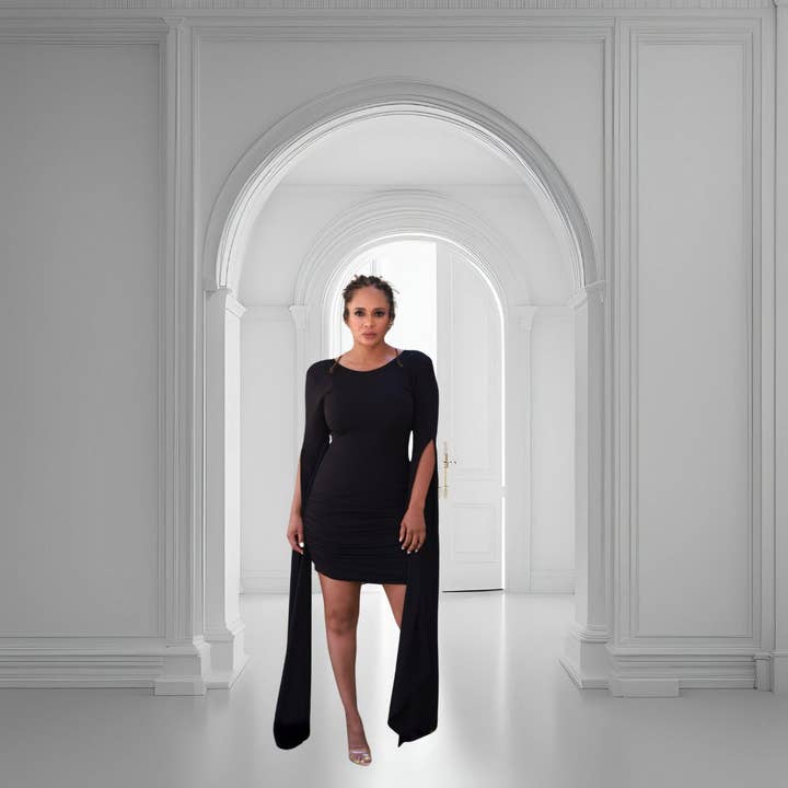 El Vestido Journey en Negro para venta al por mayor de KOKO HARLEY