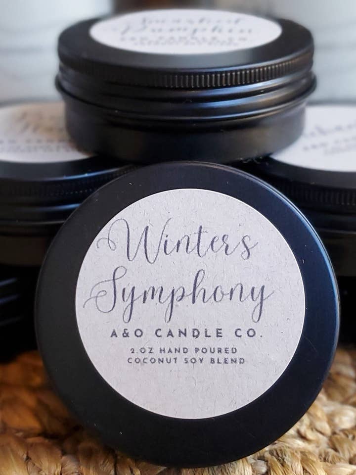Winter's Symphony 2 oz Coconut Soy Blend for wholesale by Alpha & Omega Candle Co.