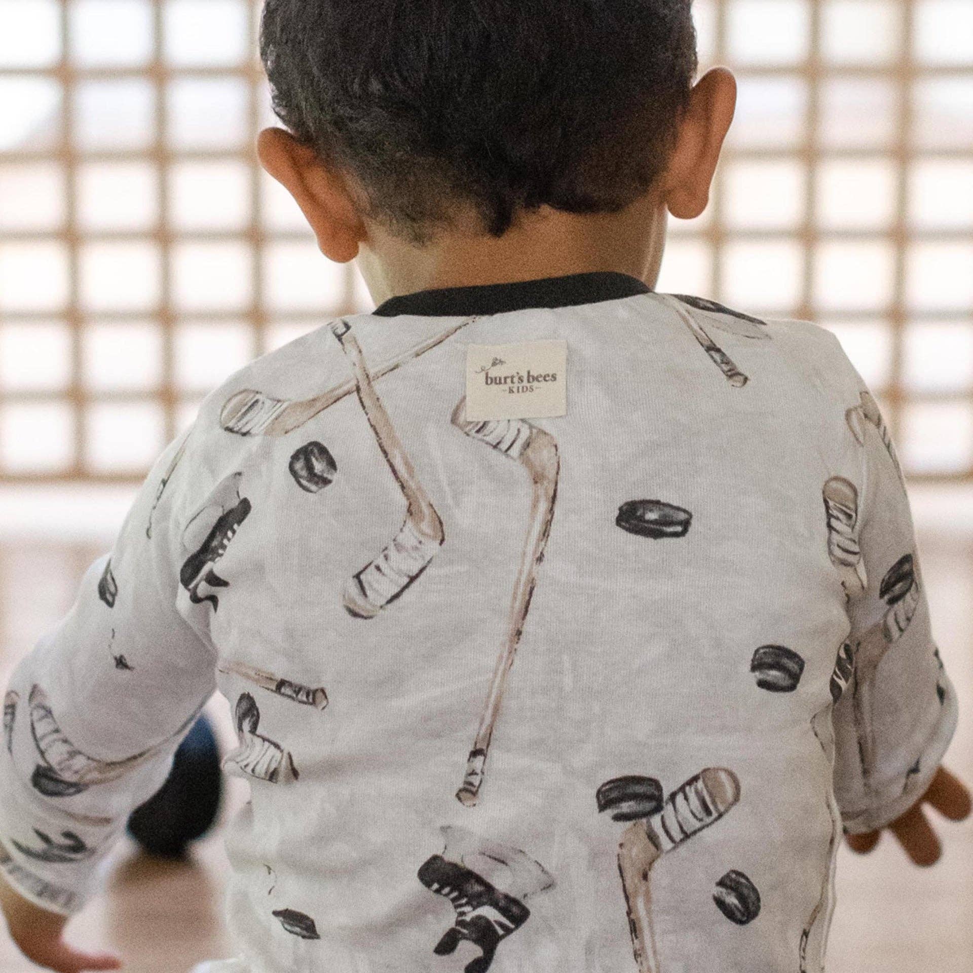 Burt's Bees Baby - Wholesale Sleepwear Set - Kids - Hockey Season Organic Cotton Two-Piece Pajamas1